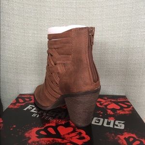 Fergalicious by Fergie Cognac Whisper Bootie